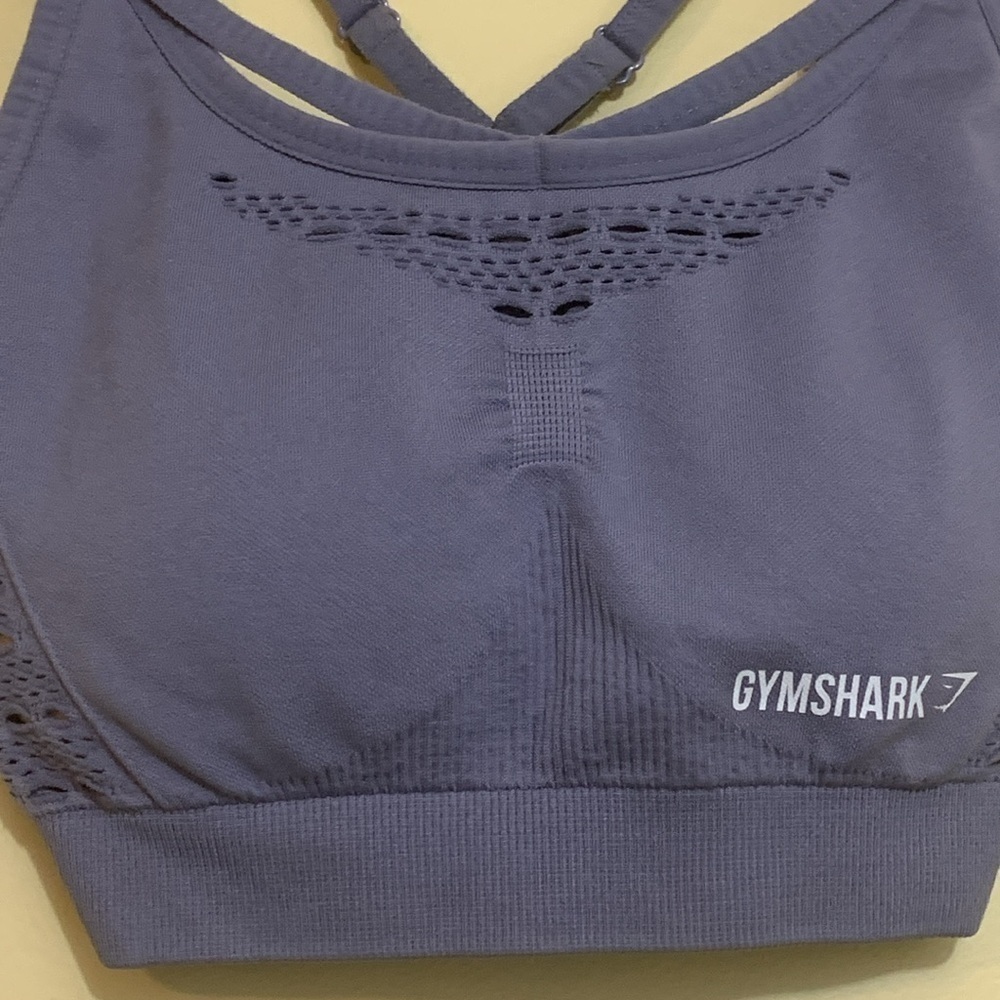 Gymshark Energy+ | Seamless Sports Yoga Athletic Athleisure Strappy Bra XS - Picture 4 of 17